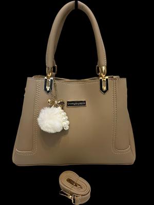 Women's PU Leather Plain Hand Bag
