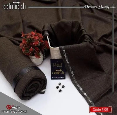 Men’s Unstitched Wool Plain Suit