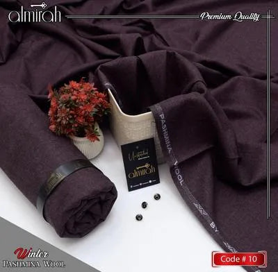 Men’s Unstitched Wool Plain Suit