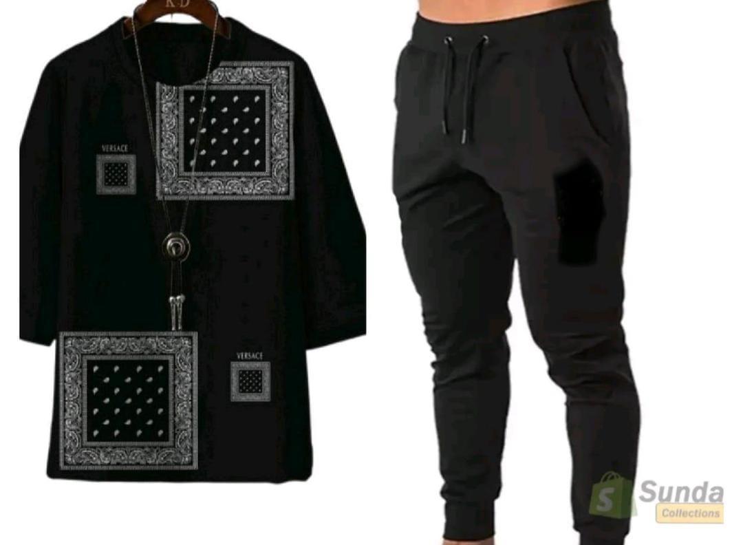 Micro Interlock Printed Track Suit Black Sublimation