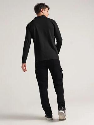 2 Pcs Men's Polyester Plain Track Suit