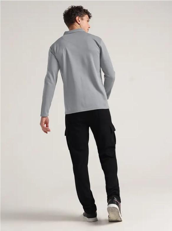 2 Pcs Men's Polyester Plain Track Suit