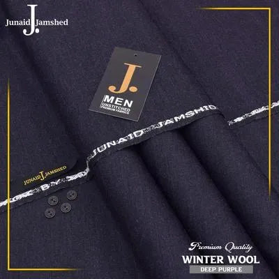 Men’s Unstitched Wool Plain Suit