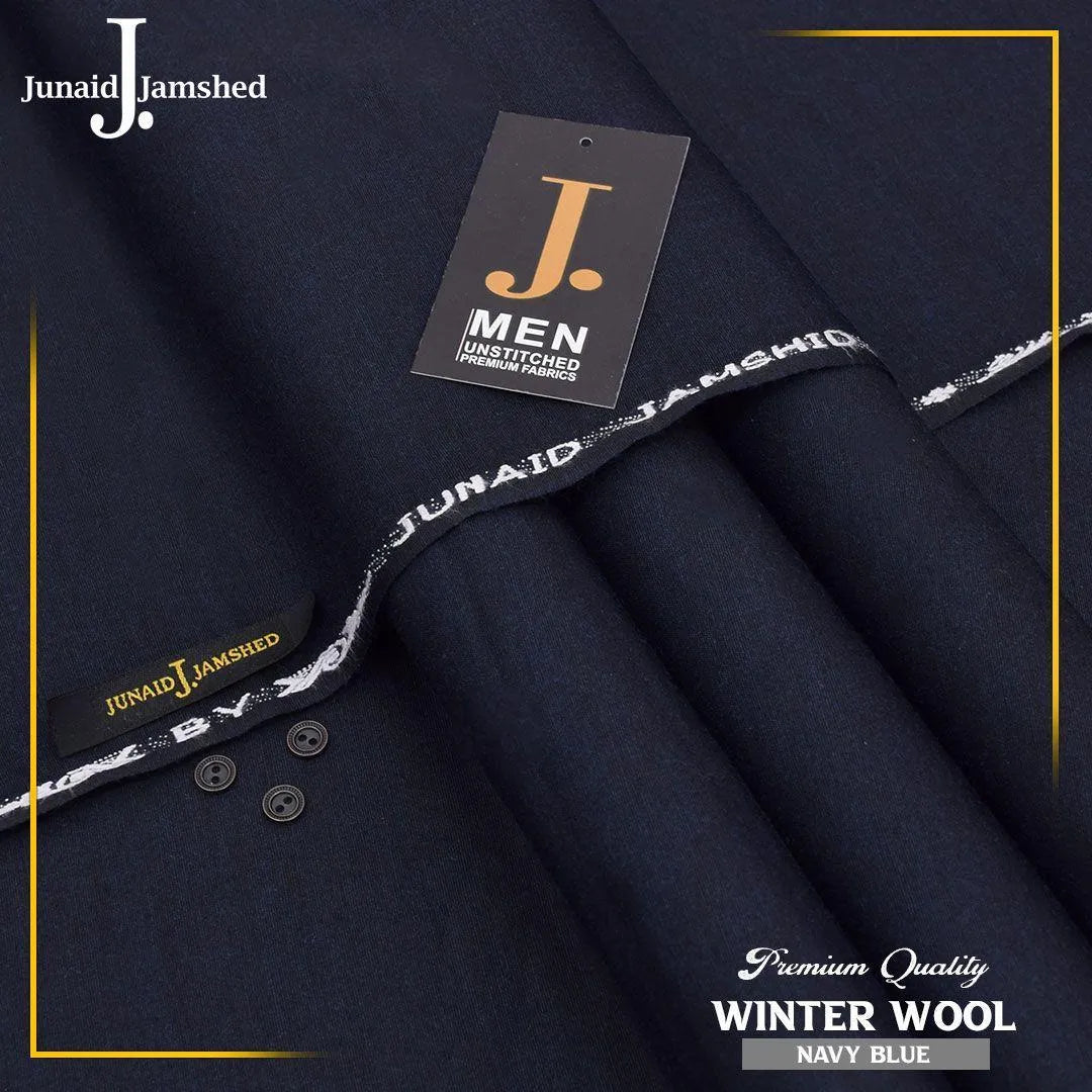 Men’s Unstitched Wool Plain Suit