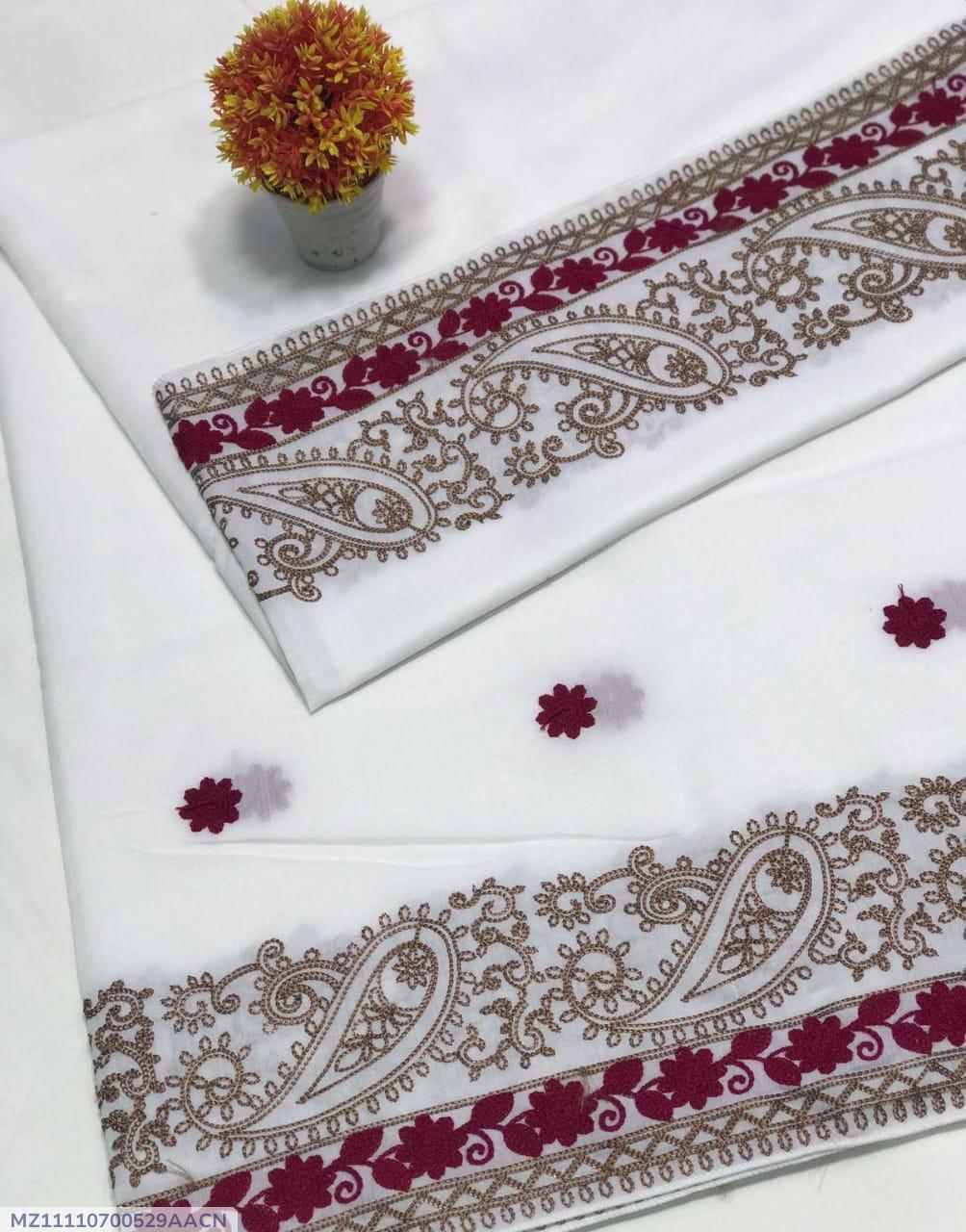 Women's Swiss Embroidered Shawl