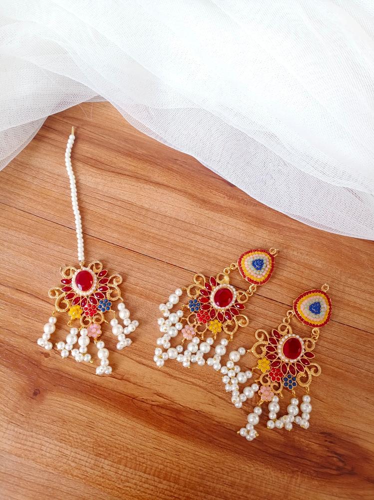 Earrings Set With Bindiya