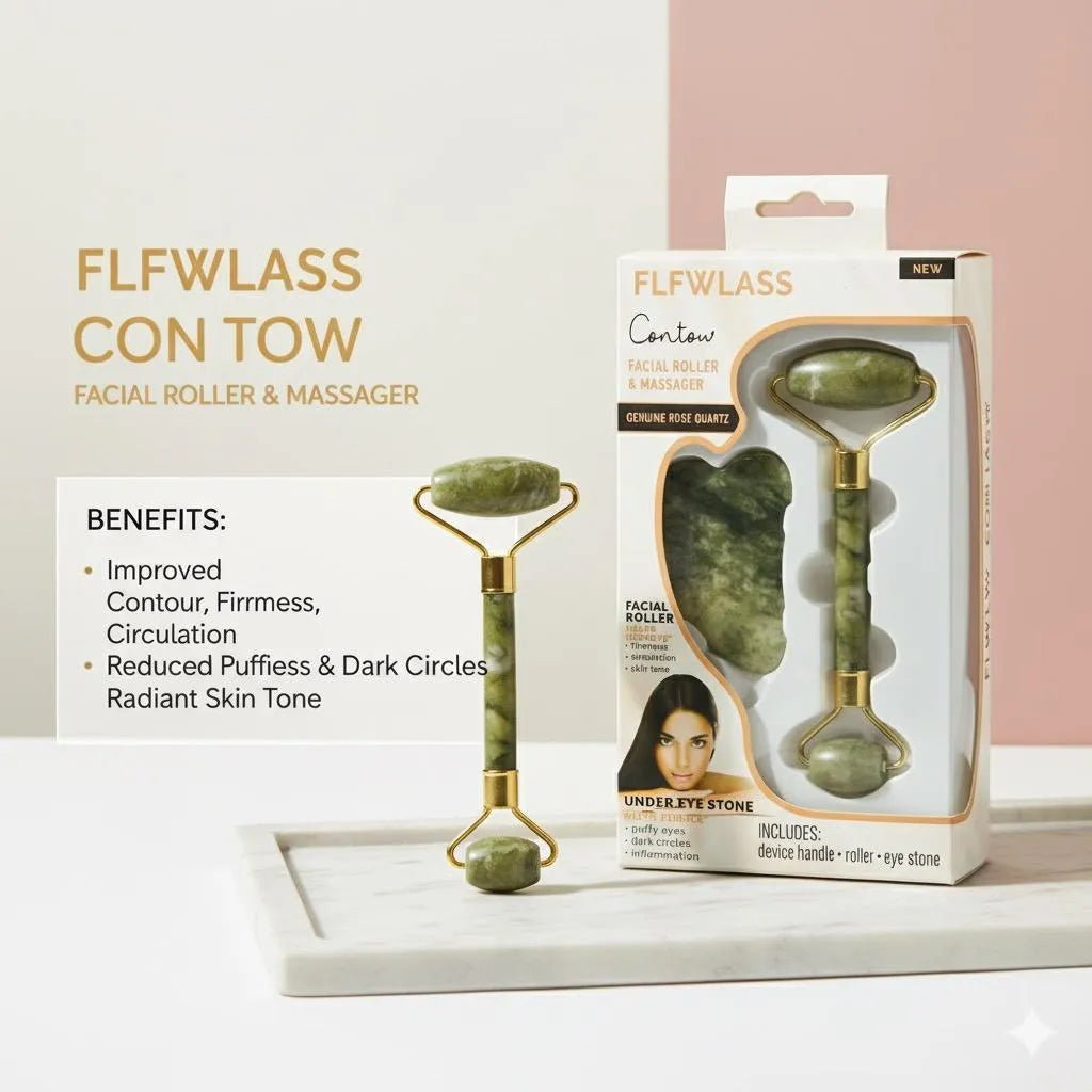 Jade Roller & Gua Sha Skincare Tool