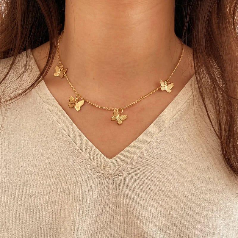 Butterfly Necklace For Girl