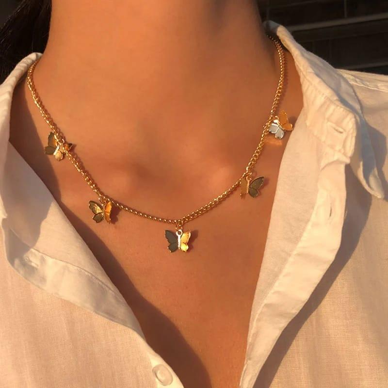 Butterfly Necklace For Girl