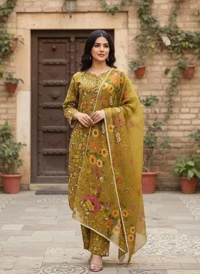 Winter Collection 3 Pcs Stitched Micro Polo Cotton Women Dress Marina Wool Specially