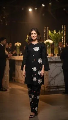 Winter Collection 2 Pcs Stitched Micro Polo Cotton Women Dress Marina Wool Specially