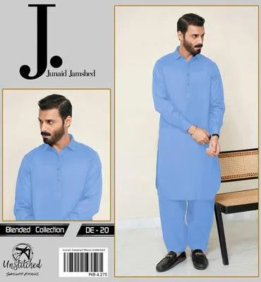 Men’s Unstitched Wash And Wear Plain Suit