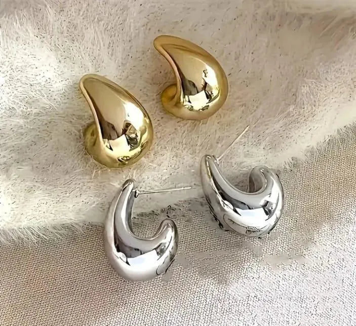 Modern Design Gold Plated Earrings