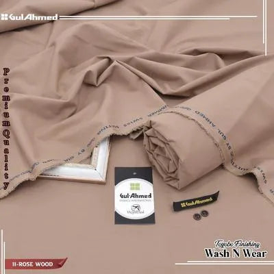 Men’s Unstitched Wash And Wear Plain Suit