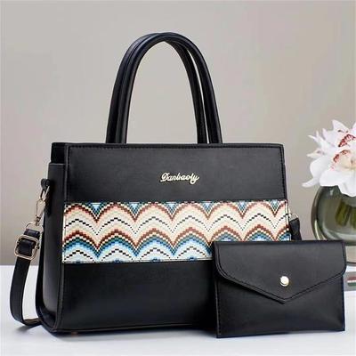 Girl's Rexine Printed Tote Bag