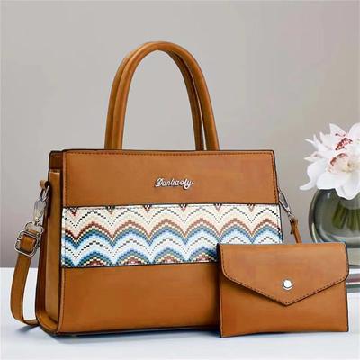 Girl's Rexine Printed Tote Bag