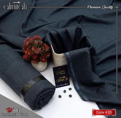 Men’s Unstitched Wool Plain Suit
