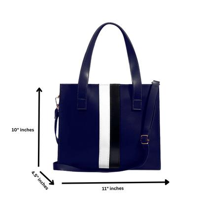Women's PU Leather Plain Hand Bag Set