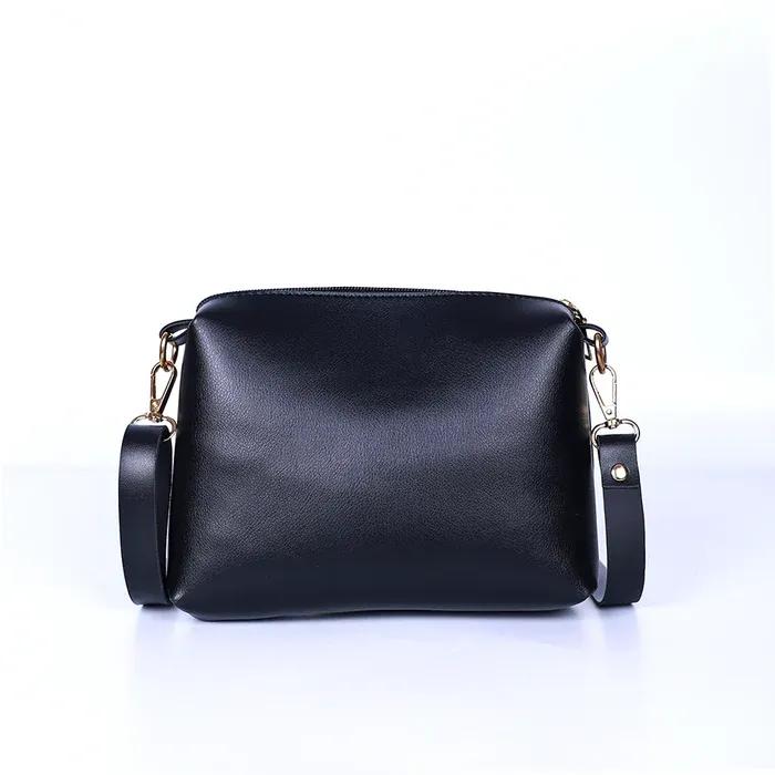 Women's Leather Plain Hand Elegance Bag Set