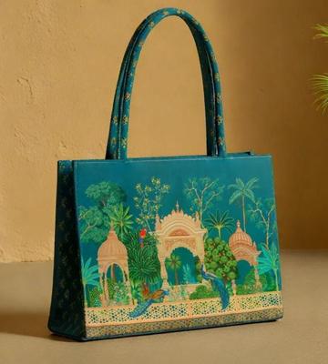 Girl's PU Leather Printed Shoulder Bag