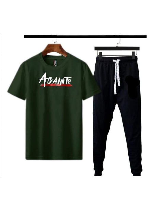 Micro Interlock Printed Track Suit green ajent