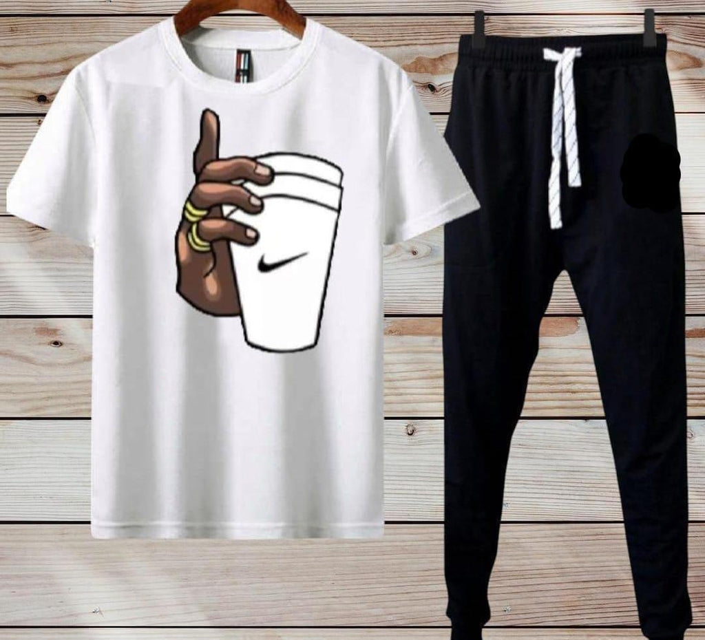 Micro Interlock Printed Track Suit wight Cup