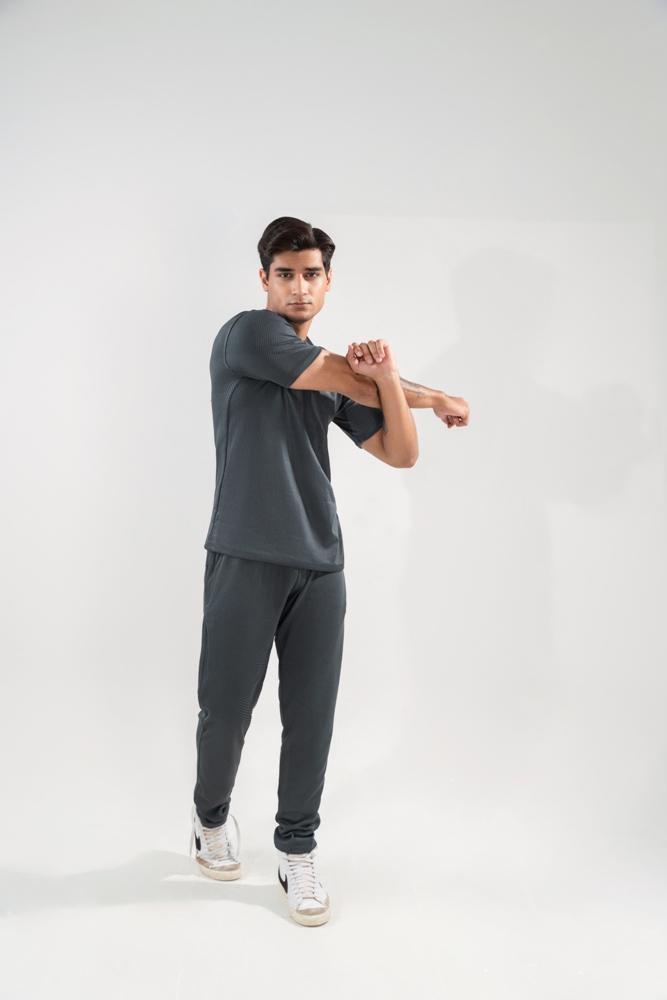 2 Pcs Men's Dri Fit Plain Track Suit