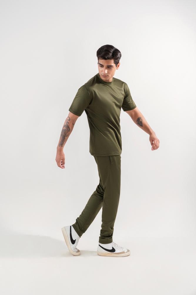 2 Pcs Men's Dri Fit Plain Track Suit