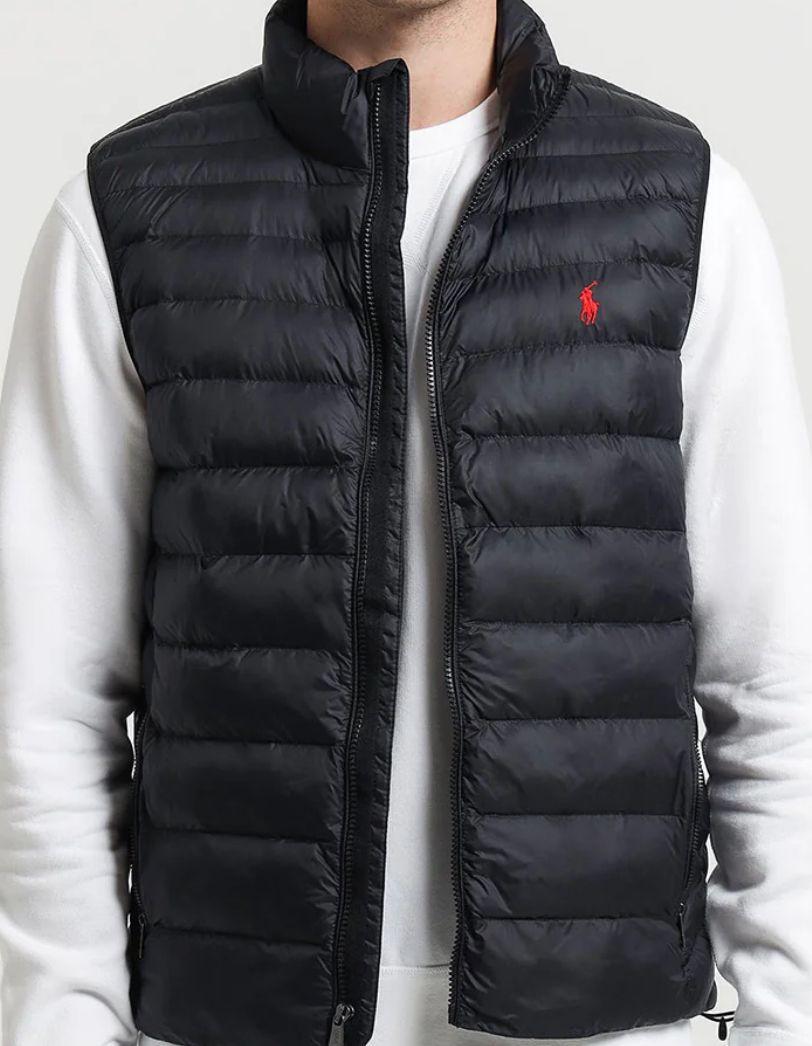 Men's Polyester Puffer Jacket - 1 Pc, Plain Grey Style