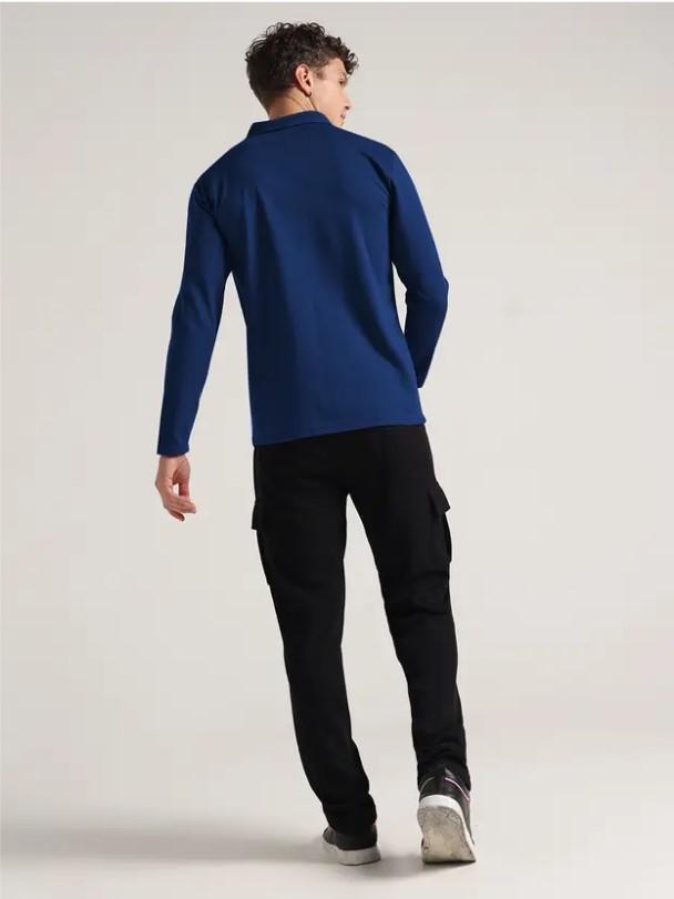 2 Pcs Men's Polyester Plain Track Suit