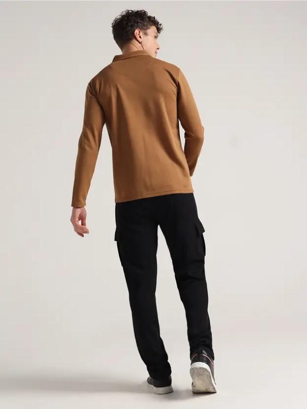 2 Pcs Men's Polyester Plain Track Suit