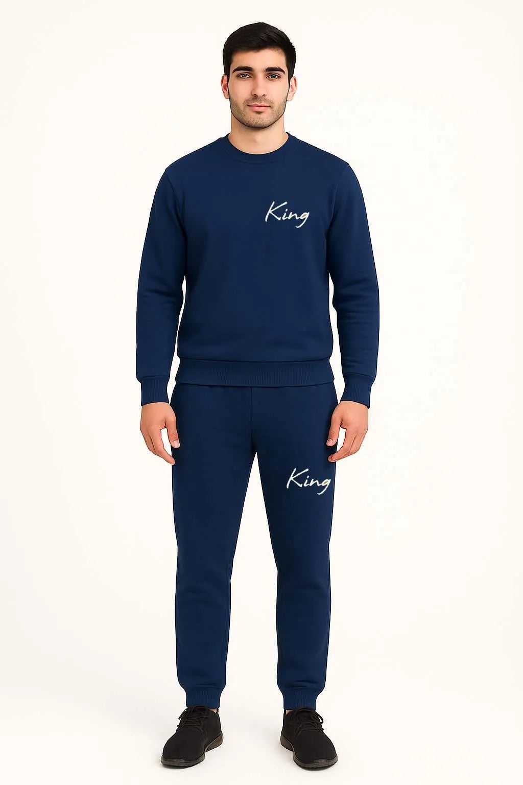 2 Pcs Men's Dri Fit Printed Track Suit