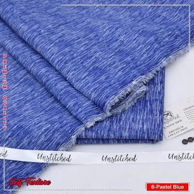 Men’s Unstitched Wash And Wear Self Print Suit