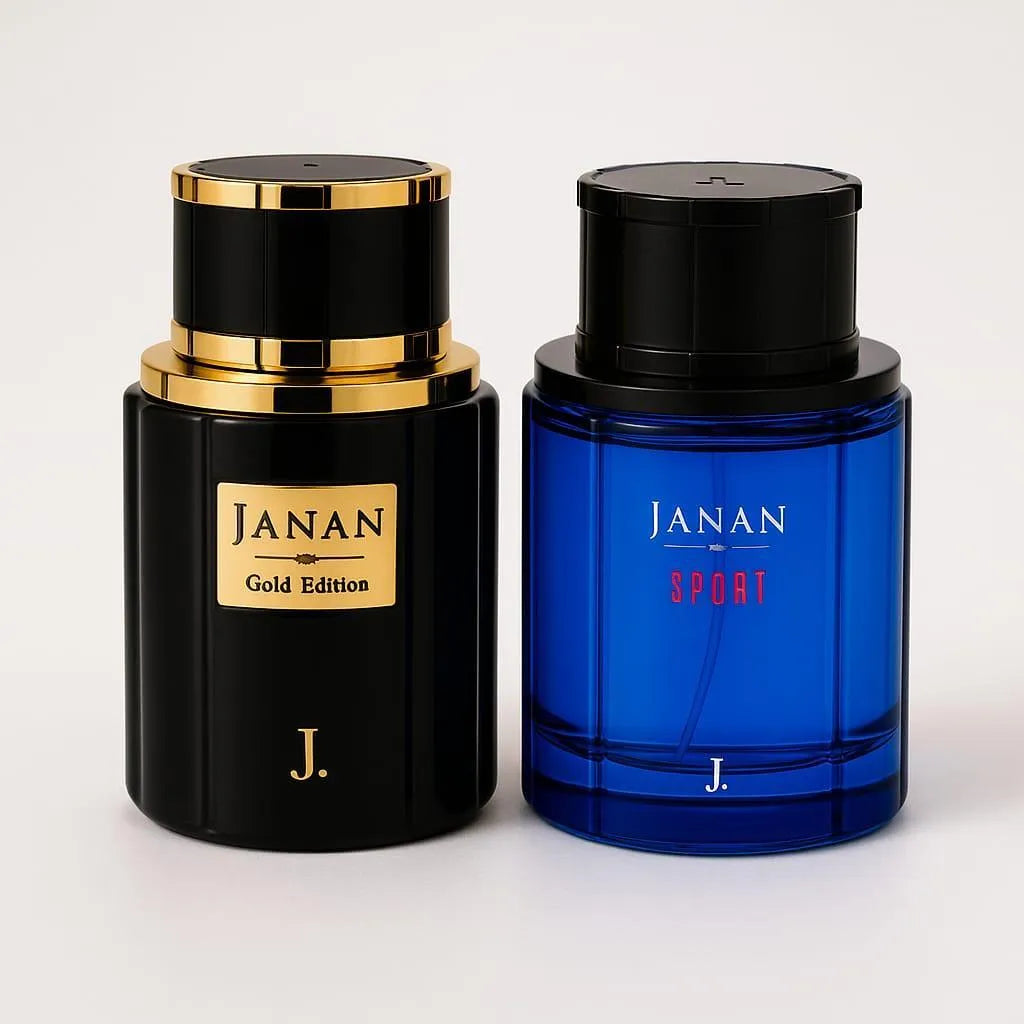 Pack of 2, Janan Gold + Janan Sport Long Lasting Fragrance Perfume