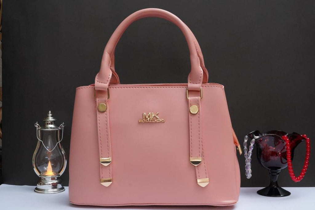 Women's PU Leather Plain Hand Bag