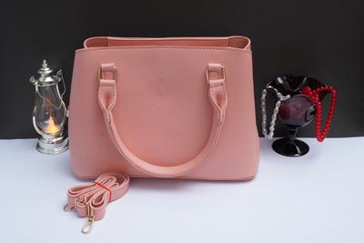 Women's PU Leather Plain Hand Bag