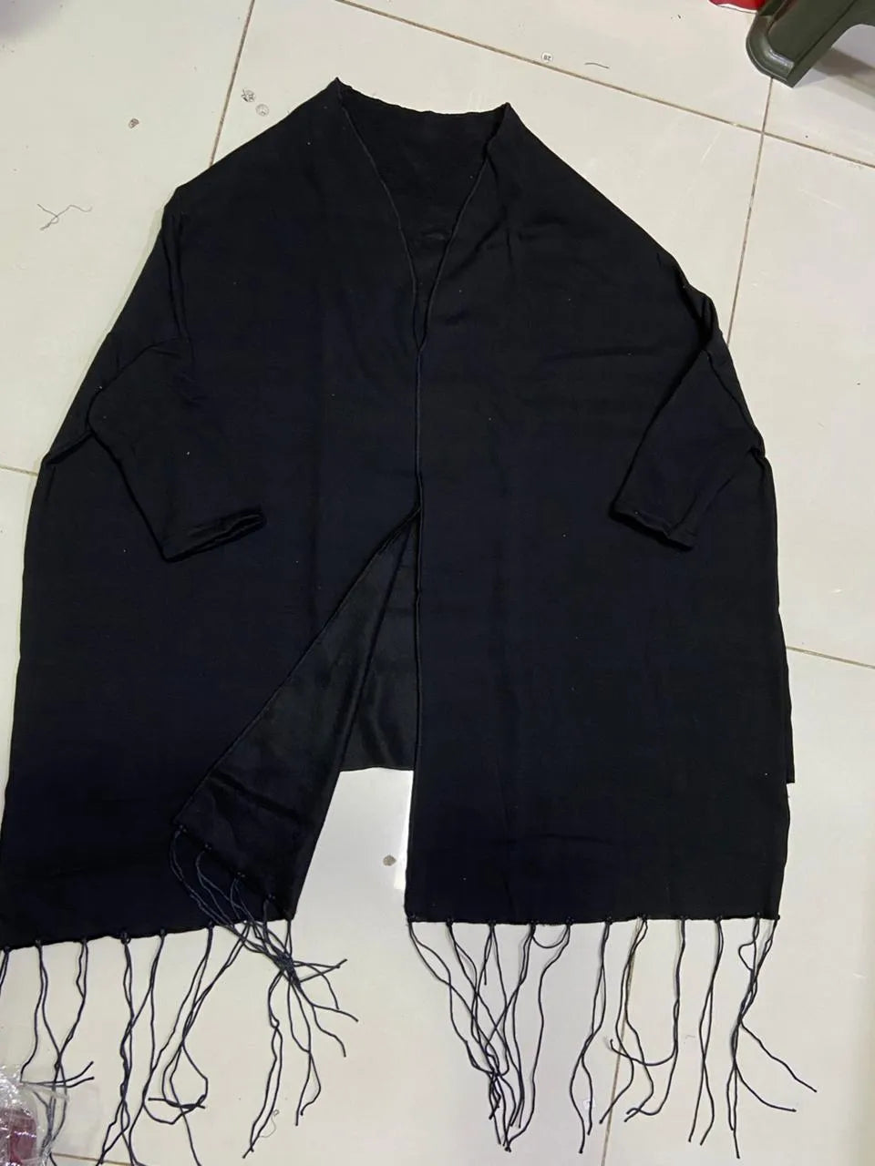 Women's Fleece Plain Cape Shawl