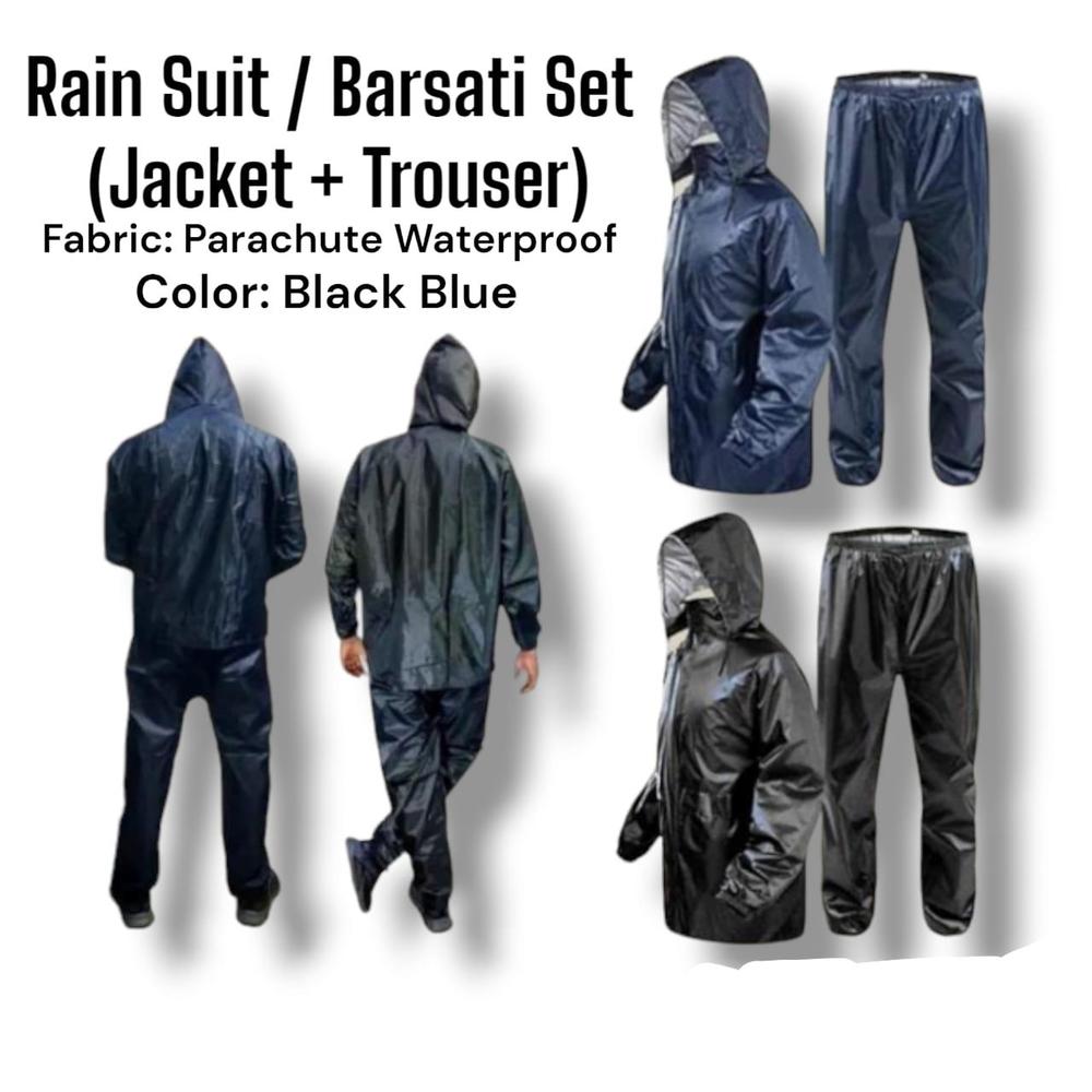 2 Pcs Waterproof Unisex Rain Suit
