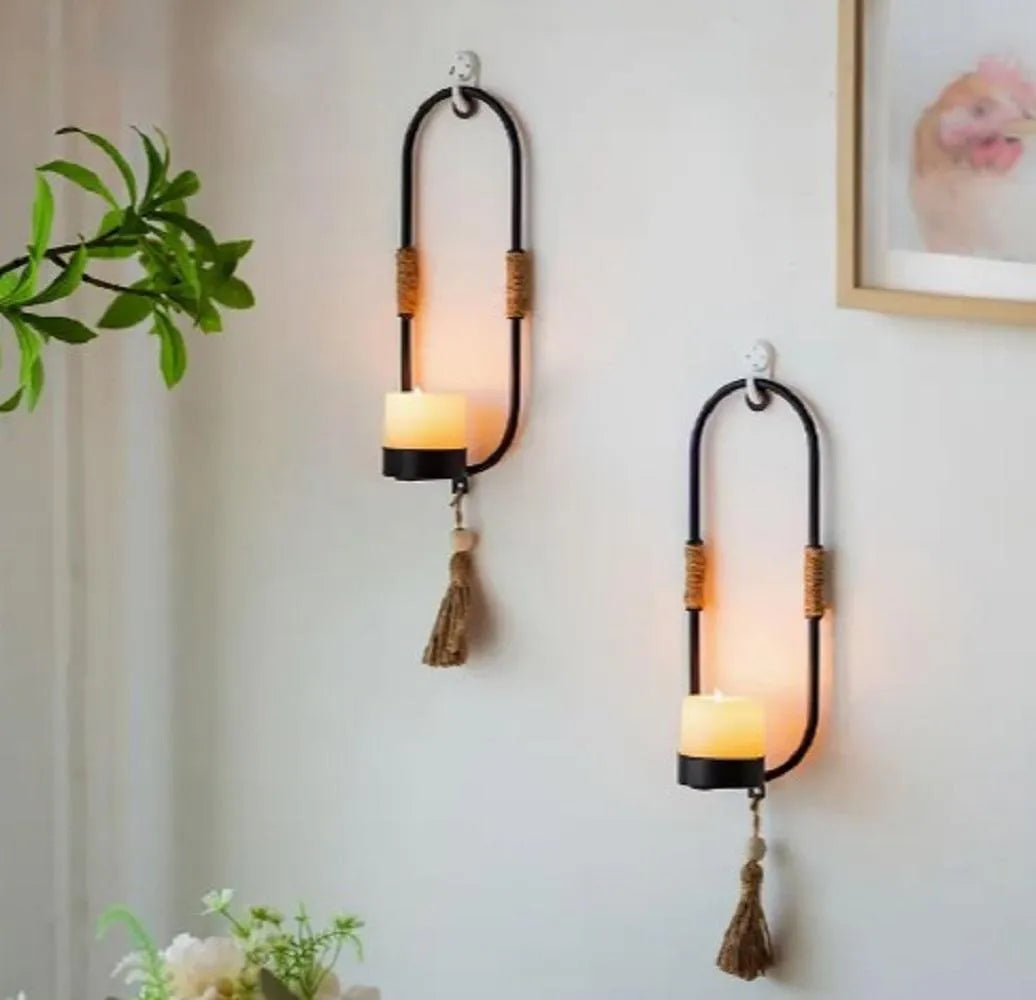 Rope Pendant Wall Sconce 2Pcs