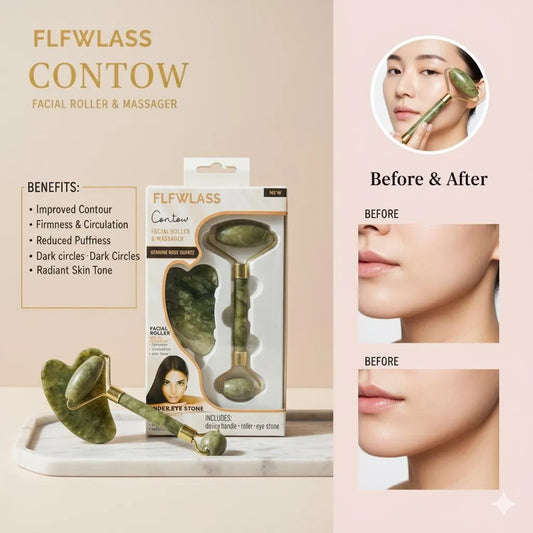 Jade Roller & Gua Sha Skincare Tool