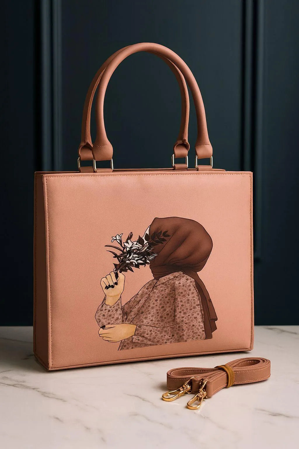 Girl's Nylon Printed Hand Bag
