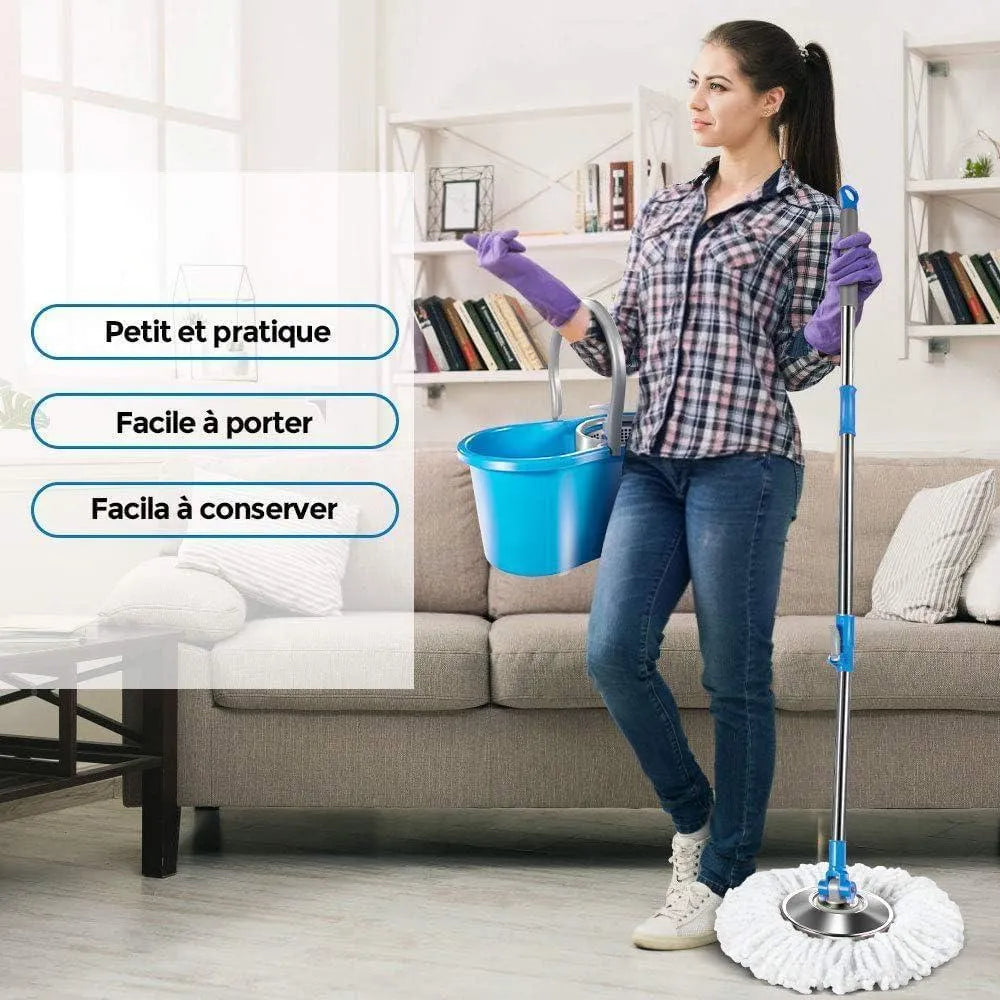 360° Spinning Mop & Bucket Set - 1 Pc Affordable & Effective Solution for Cleaning
