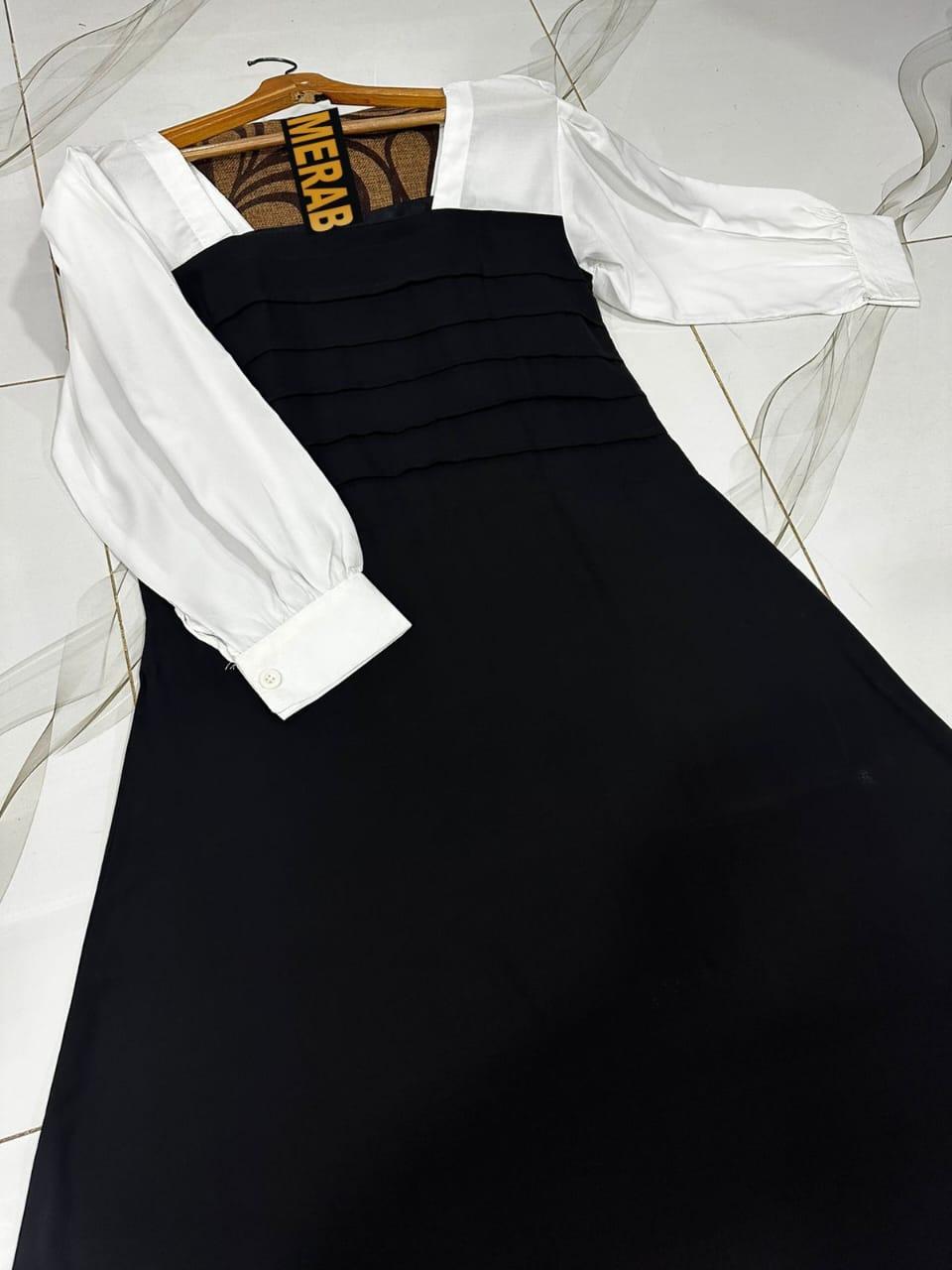 1 Pc Women's Stitched Plain Maxi