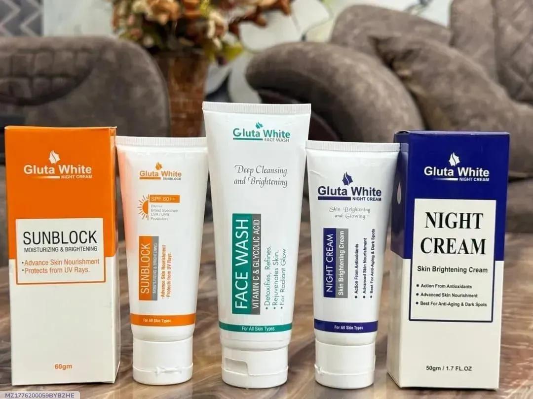 3 in 1 Skincare Gluta White Bundle