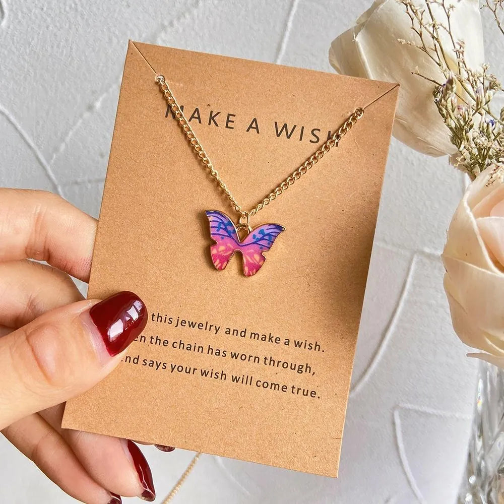 Beautiful Butterfly Design Necklace
