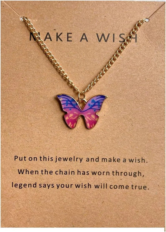 Beautiful Butterfly Design Necklace
