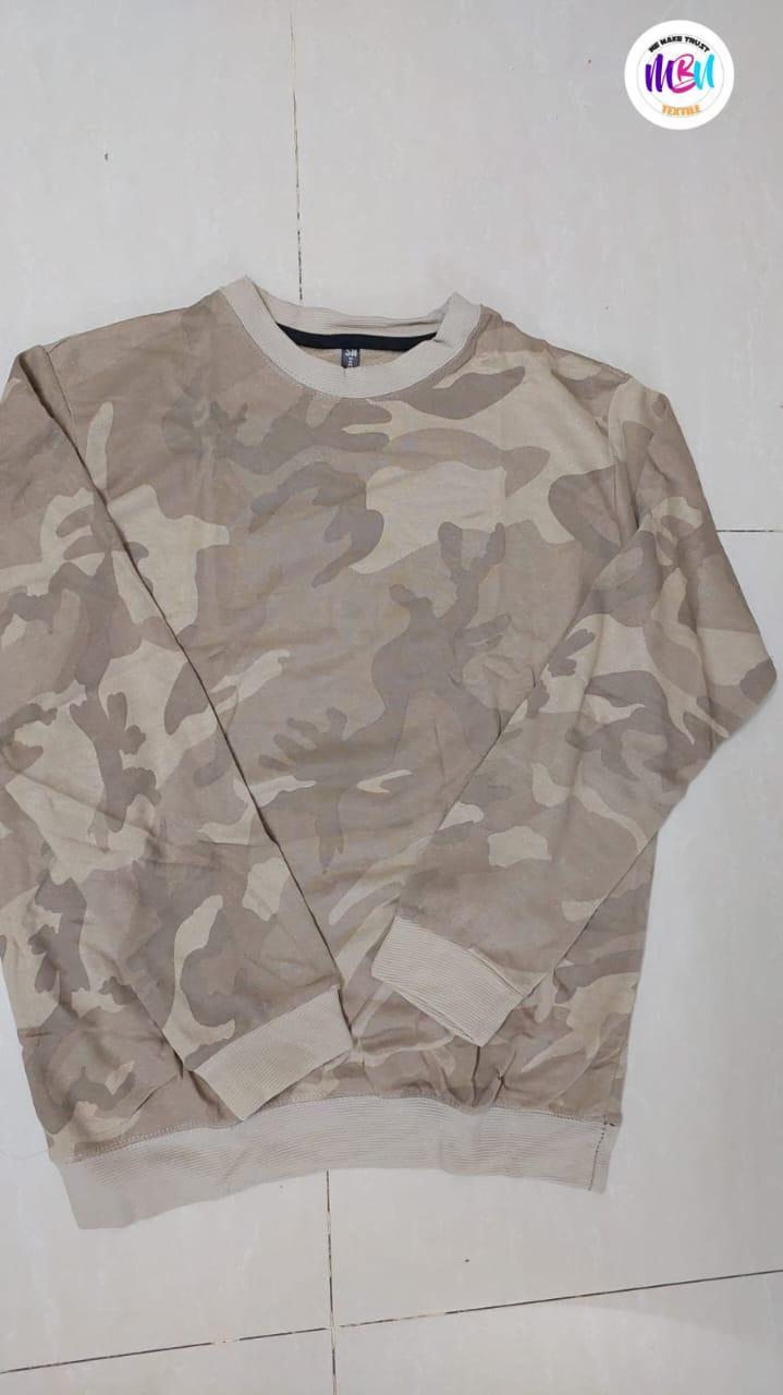 Men's Printed Terry Full Sleeve Sweatshirt - 1 Pc