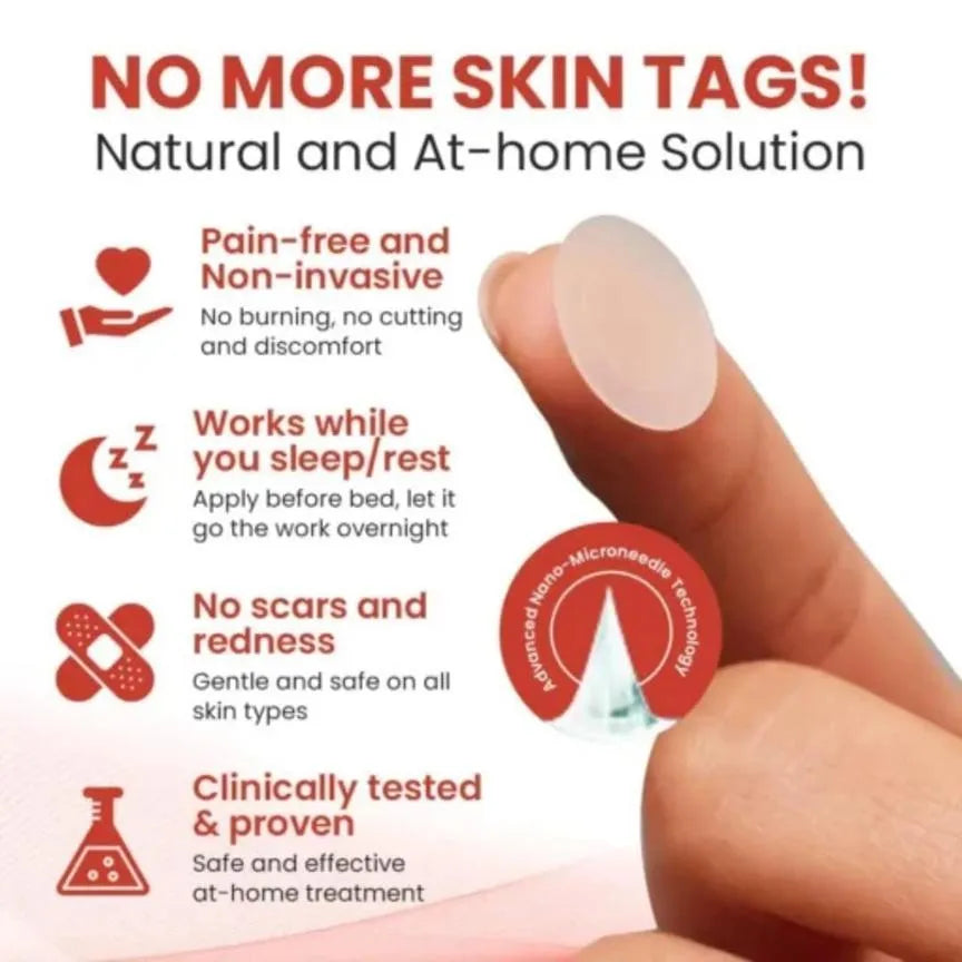 Derma Smooth Skin Tag Remover 72 Patches