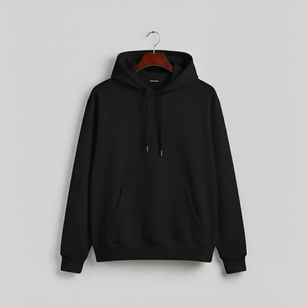 1 Pc Men's Fleece Plain Hoodie
