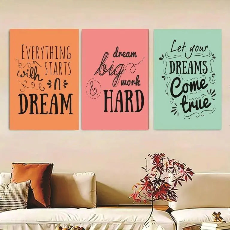Alphabets Design Wall Art & Paintings